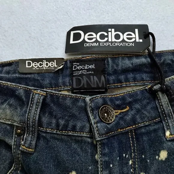 Decibel NWT Distressed Medium Wash Skinny Jeans Men 34 - Picture 9 of 11